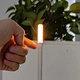 Cordless table lamp with unique designer flair