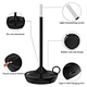 Designer cordless lamp with adjustable brightness and candle design