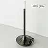 Cordless table lamp with artistic candle design